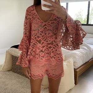 Alexis Lace short + top set